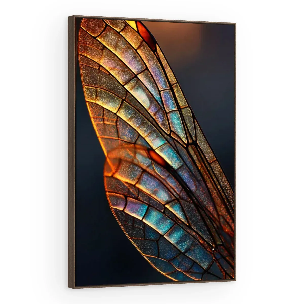 Quadro Decorativo Canvas Libélula Iridescente - AN0025