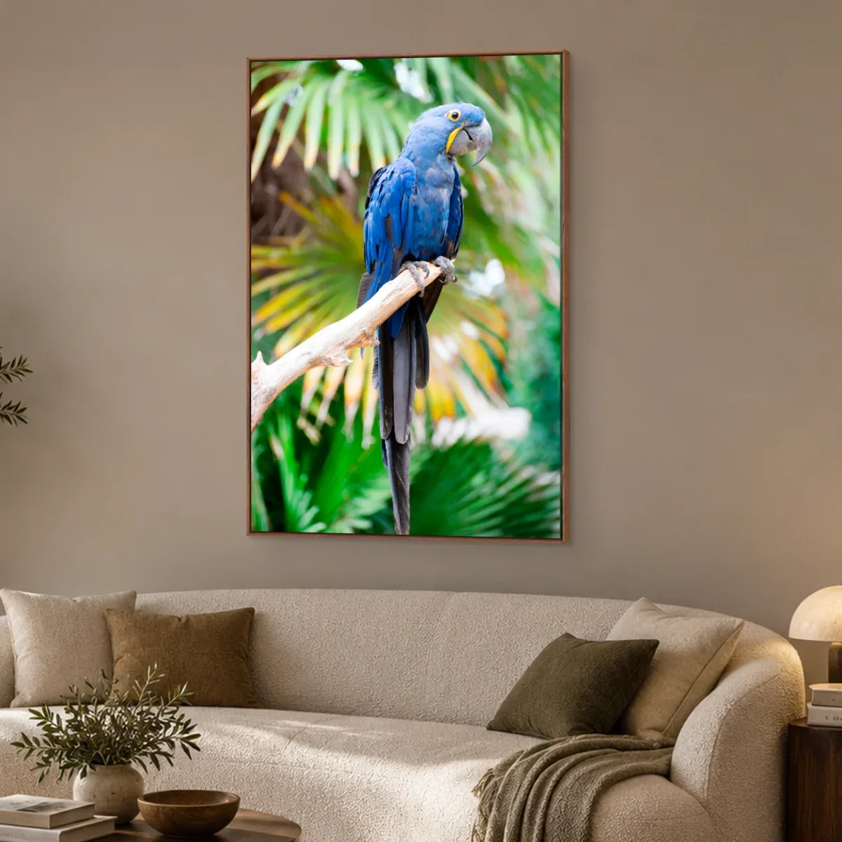 Quadro Decorativo Canvas Arara Tropical - AV0020