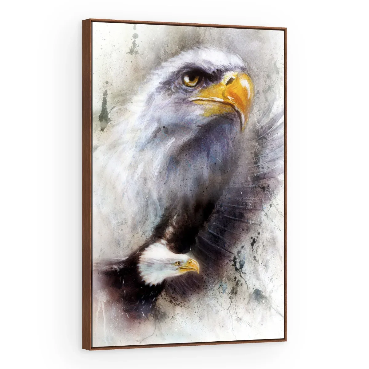 Quadro Decorativo Canvas Águia Aquarela - AV0026