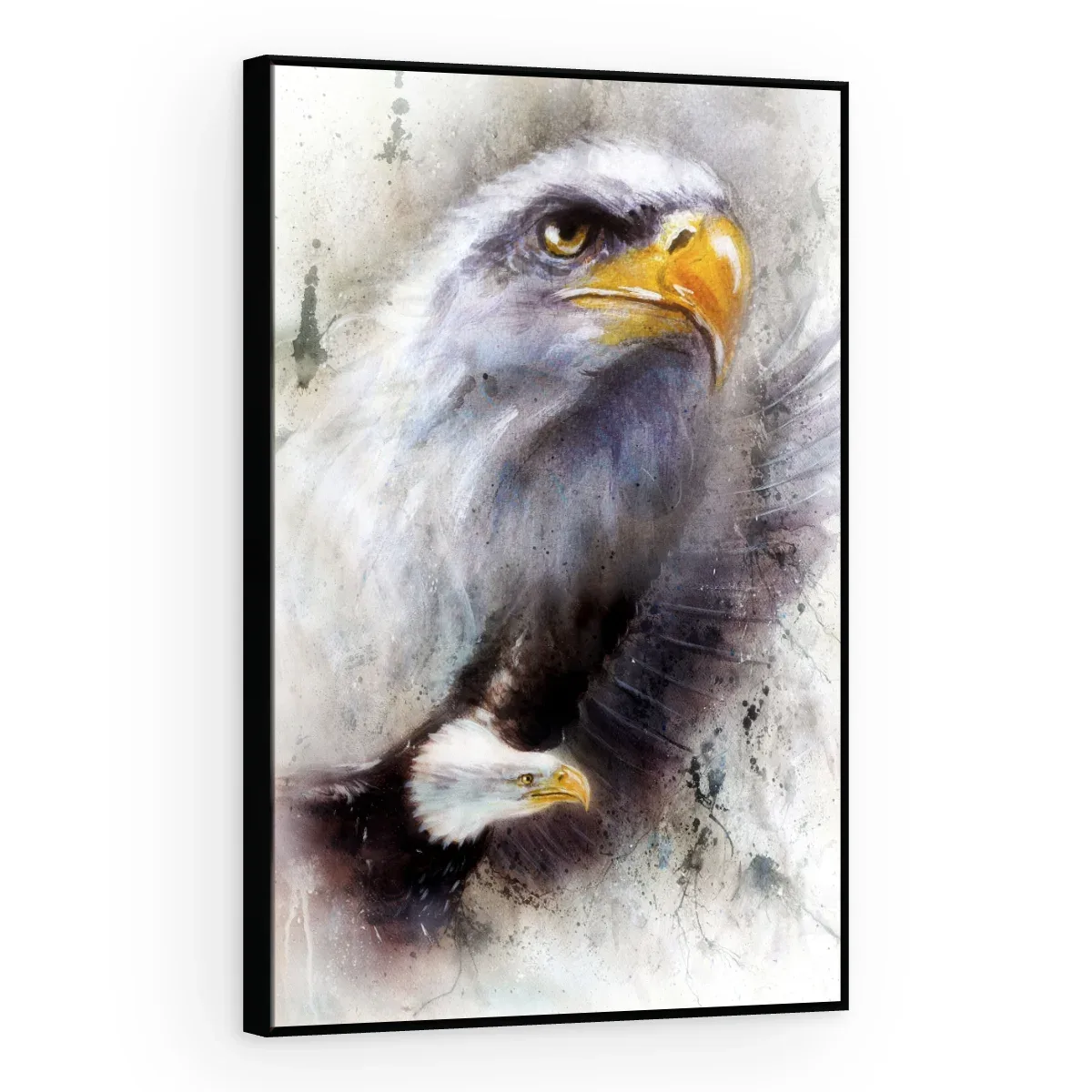 Quadro Decorativo Canvas Águia Aquarela - AV0026
