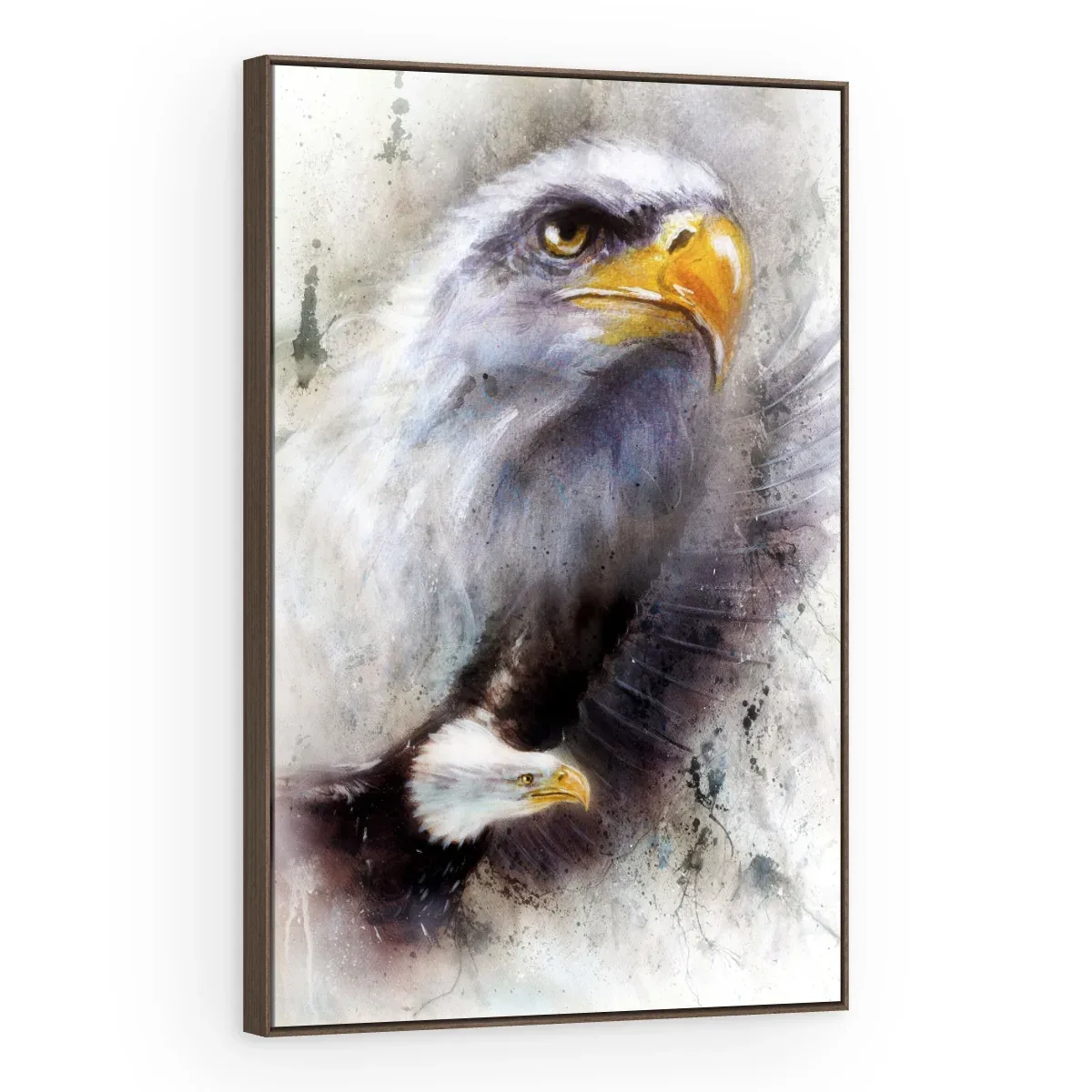 Quadro Decorativo Canvas Águia Aquarela - AV0026