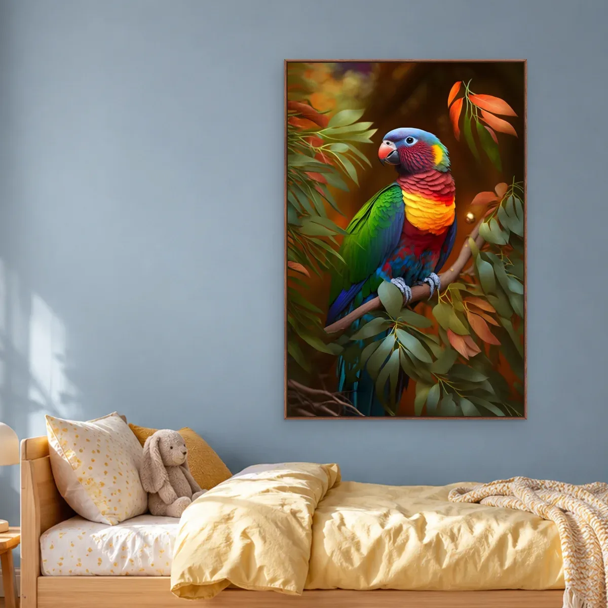 Quadro Decorativo Canvas Lóris Colorido - AV0035