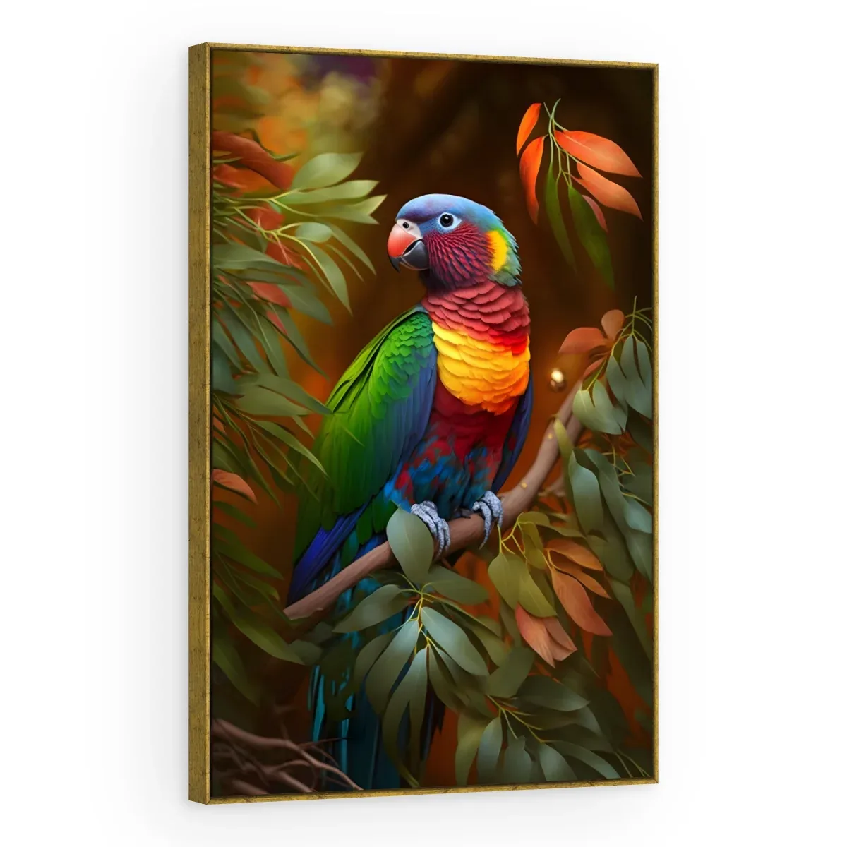 Quadro Decorativo Canvas Lóris Colorido - AV0035