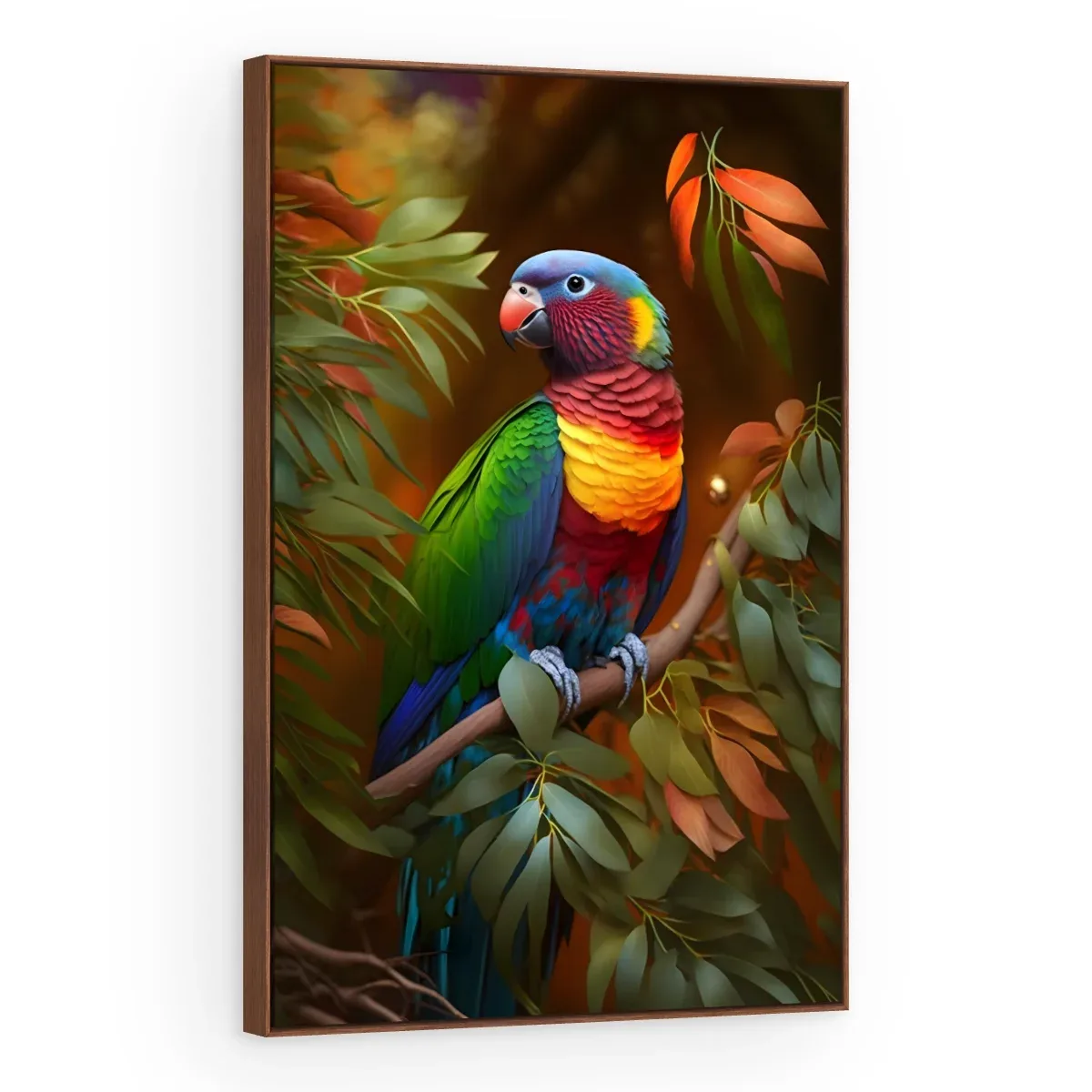 Quadro Decorativo Canvas Lóris Colorido - AV0035