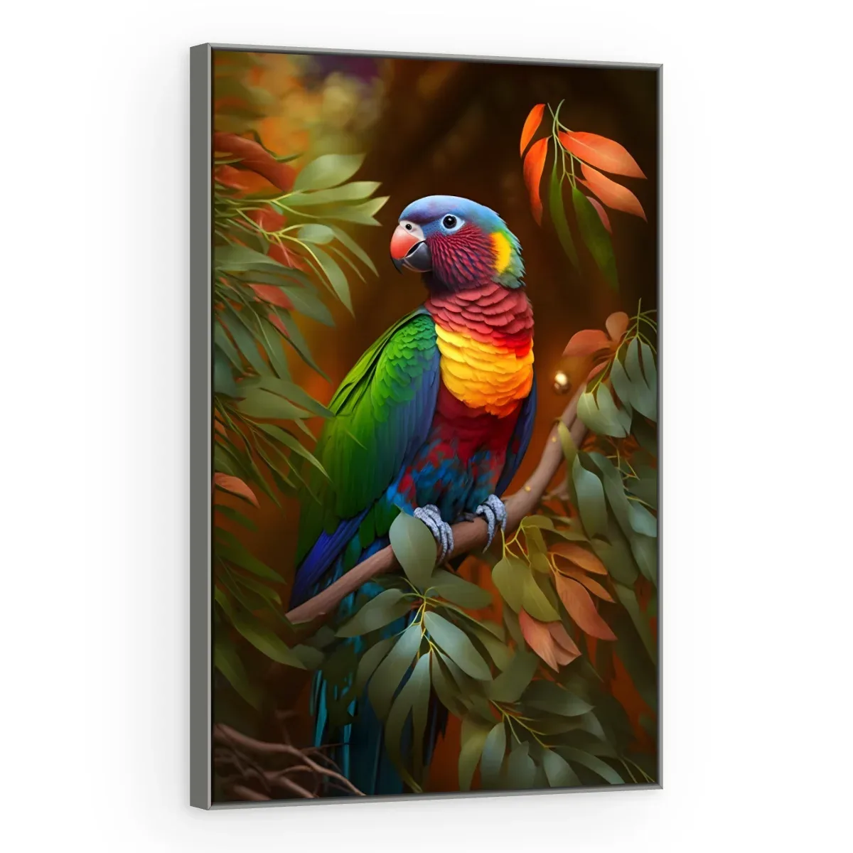 Quadro Decorativo Canvas Lóris Colorido - AV0035