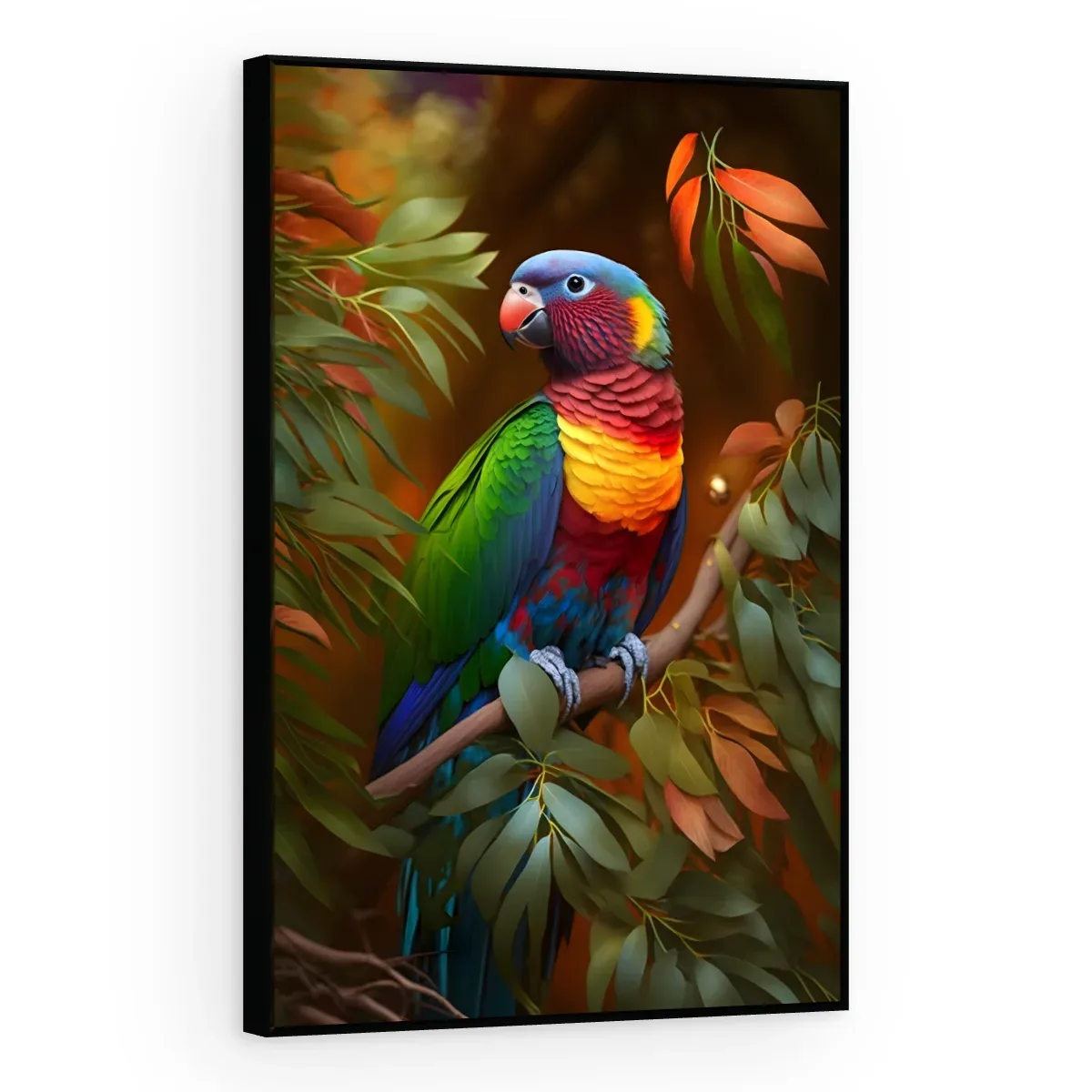 Quadro Decorativo Canvas Lóris Colorido - AV0035