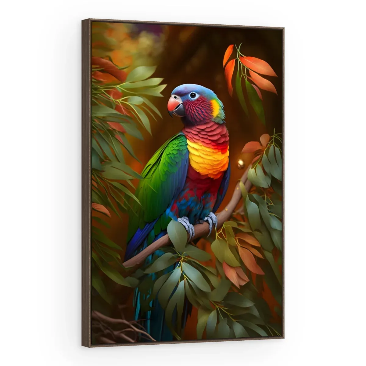 Quadro Decorativo Canvas Lóris Colorido - AV0035