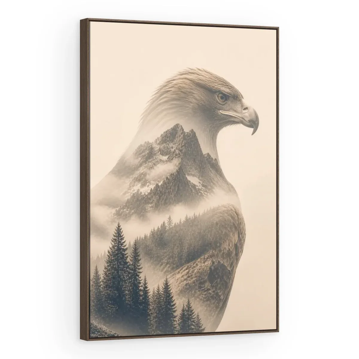 Quadro Decorativo Canvas Águia Montanhesa - AV0040