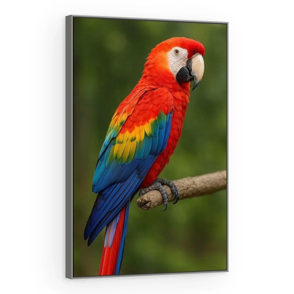 Quadro Decorativo Canvas Arara Vibrante - AV0042