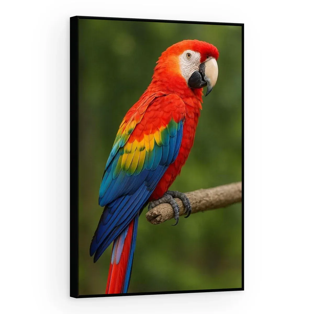Quadro Decorativo Canvas Arara Vibrante - AV0042