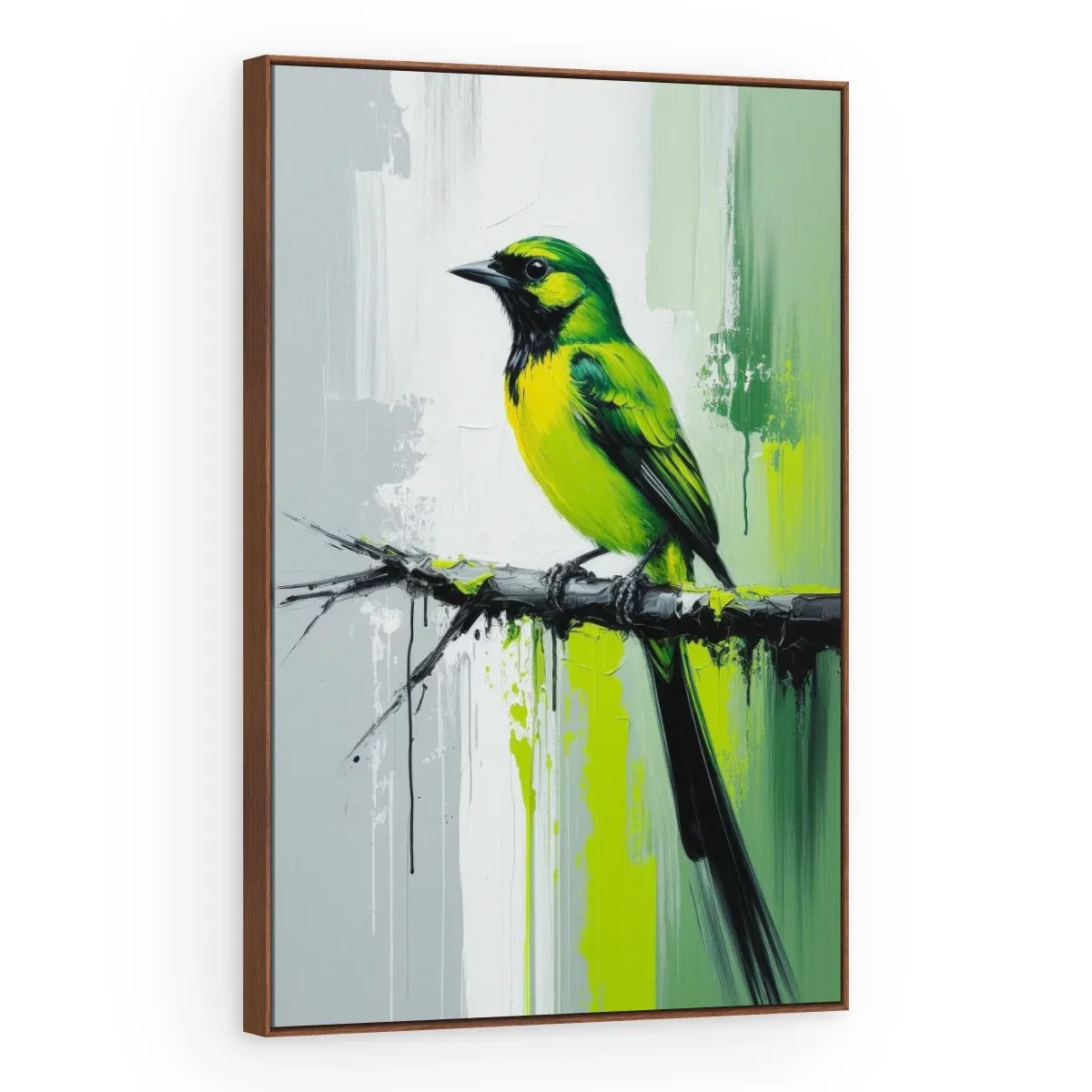 Quadro Decorativo Canvas Pássaro Abstrato - AV0046