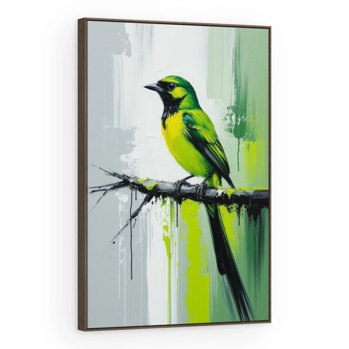 Quadro Decorativo Canvas Pássaro Abstrato - AV0046