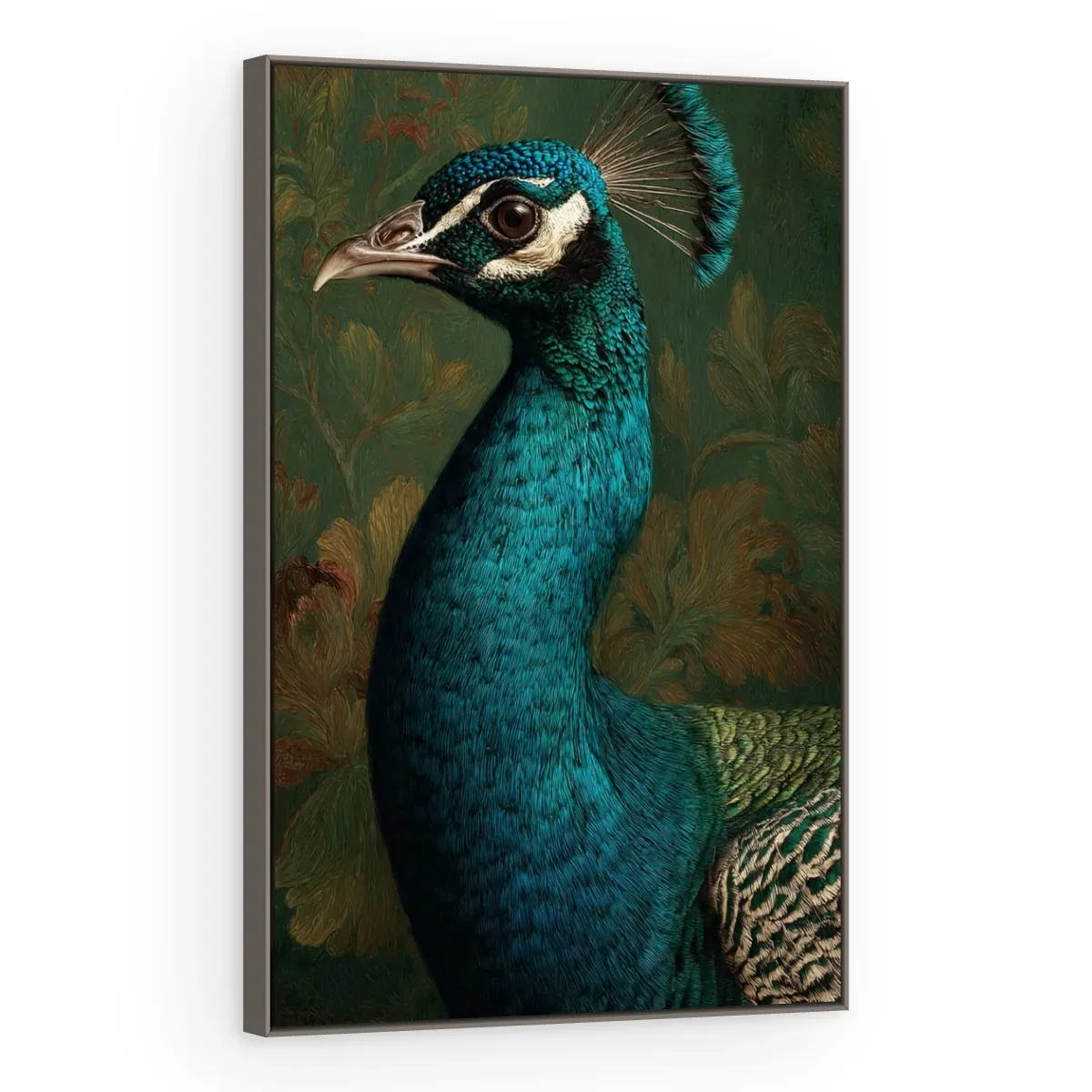 Quadro Decorativo Canvas Pavão Imperial - AV0051