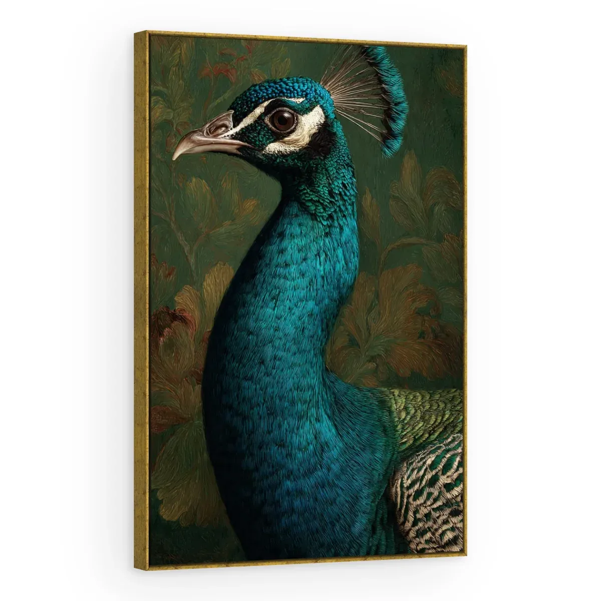 Quadro Decorativo Canvas Pavão Imperial - AV0051