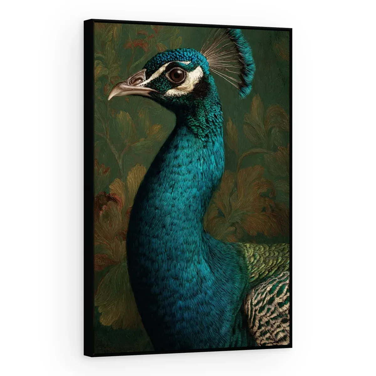 Quadro Decorativo Canvas Pavão Imperial - AV0051