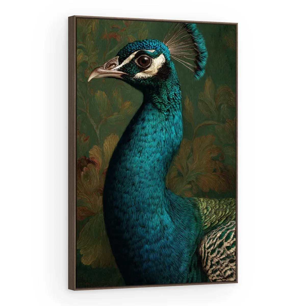 Quadro Decorativo Canvas Pavão Imperial - AV0051