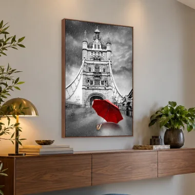 Quadro Decorativo Canvas Londres Chuvosa - CI0006