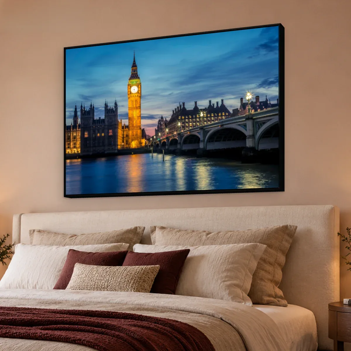 Quadro Decorativo Canvas Westminster Noturno - CI0008