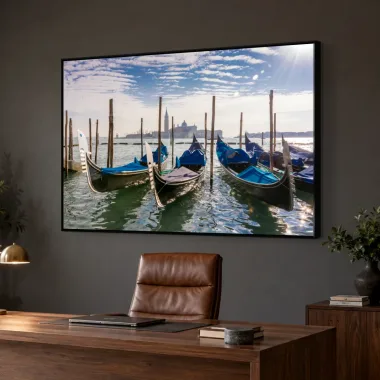 Quadro Decorativo Canvas Gôndolas Venezianas - CI0009