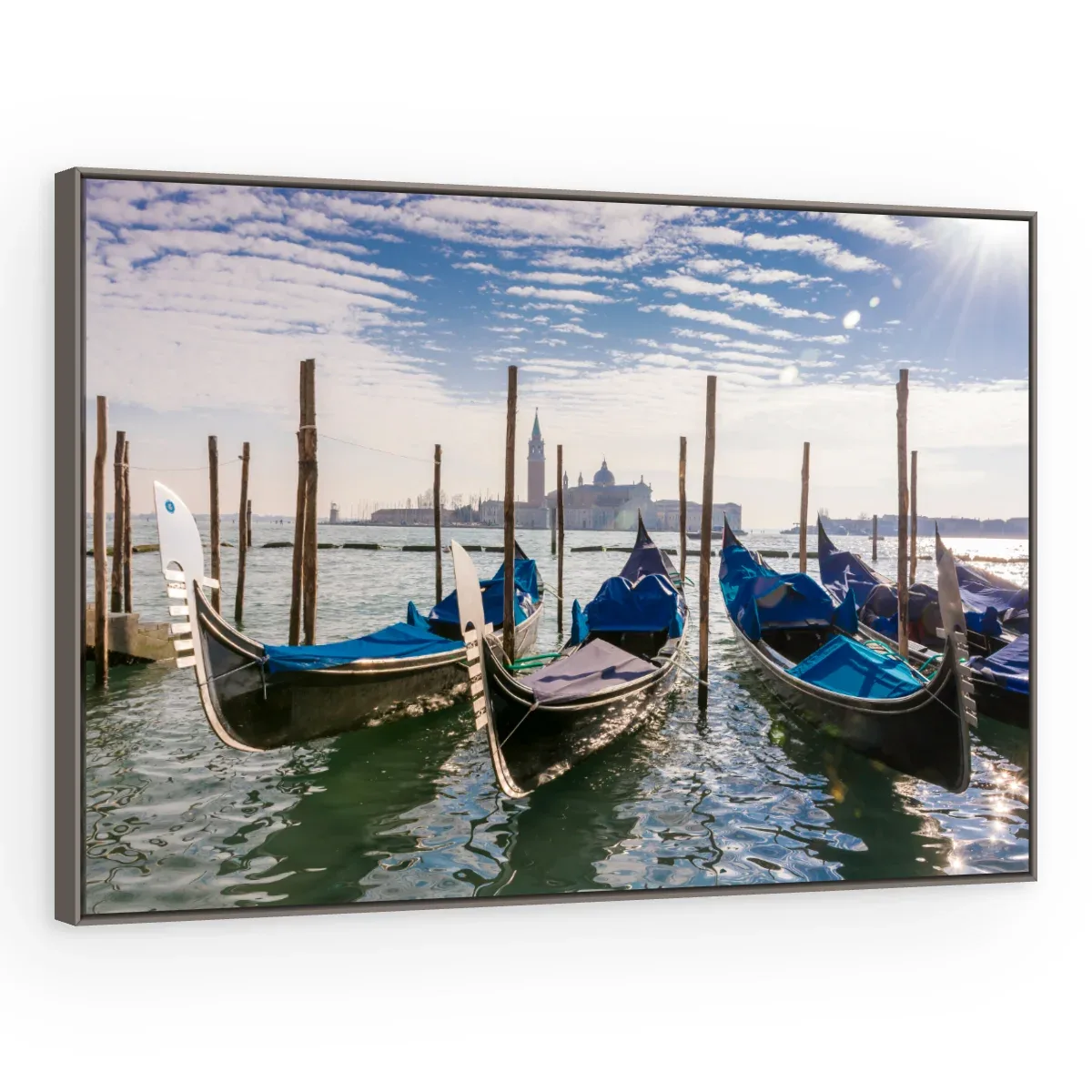 Quadro Decorativo Canvas Gôndolas Venezianas - CI0009
