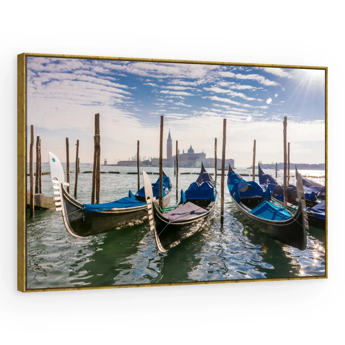 Quadro Decorativo Canvas Gôndolas Venezianas - CI0009
