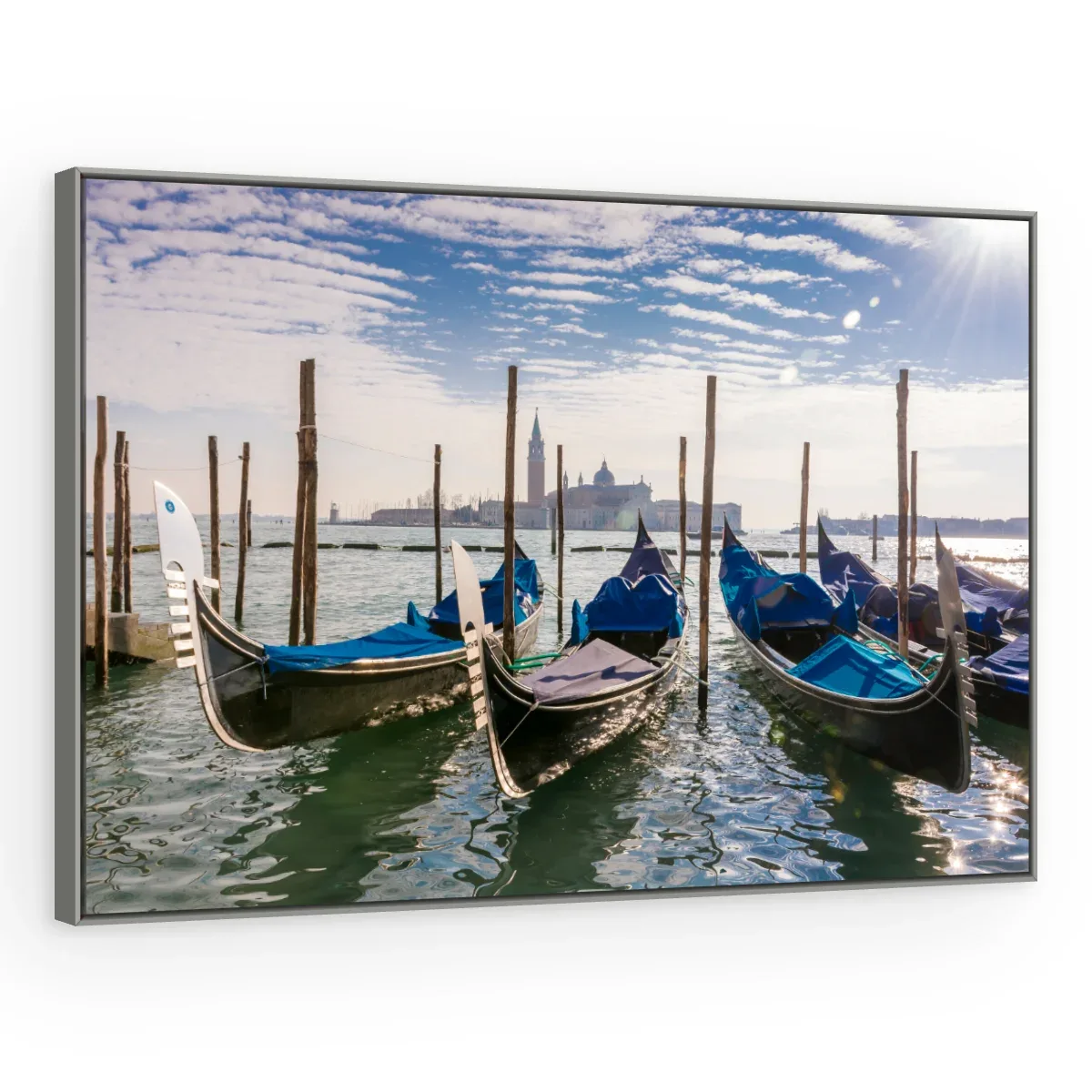 Quadro Decorativo Canvas Gôndolas Venezianas - CI0009
