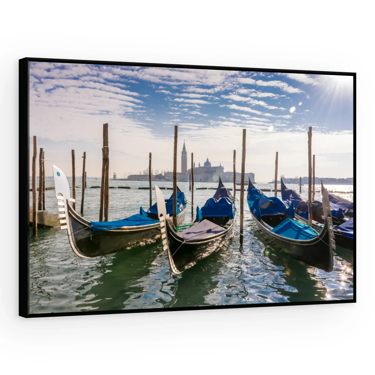 Quadro Decorativo Canvas Gôndolas Venezianas - CI0009