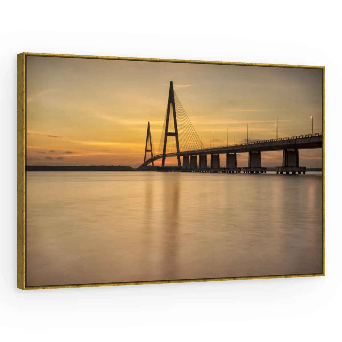 Quadro Decorativo Canvas Ponte Crepuscular - CI0011