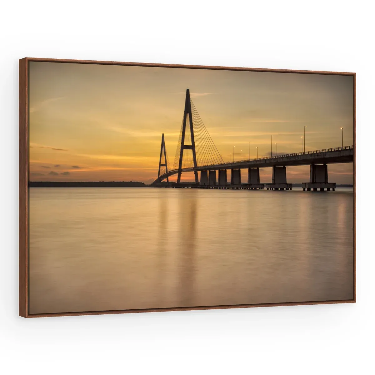 Quadro Decorativo Canvas Ponte Crepuscular - CI0011