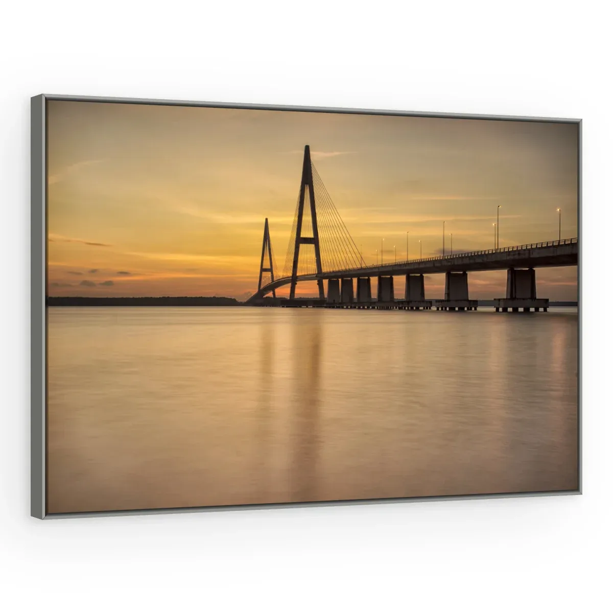 Quadro Decorativo Canvas Ponte Crepuscular - CI0011