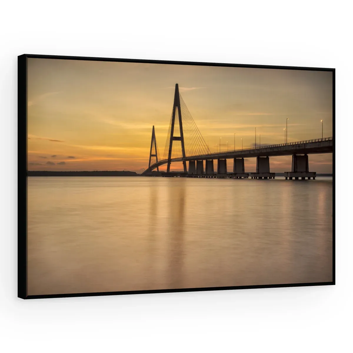 Quadro Decorativo Canvas Ponte Crepuscular - CI0011