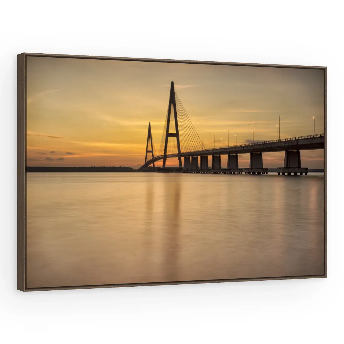 Quadro Decorativo Canvas Ponte Crepuscular - CI0011