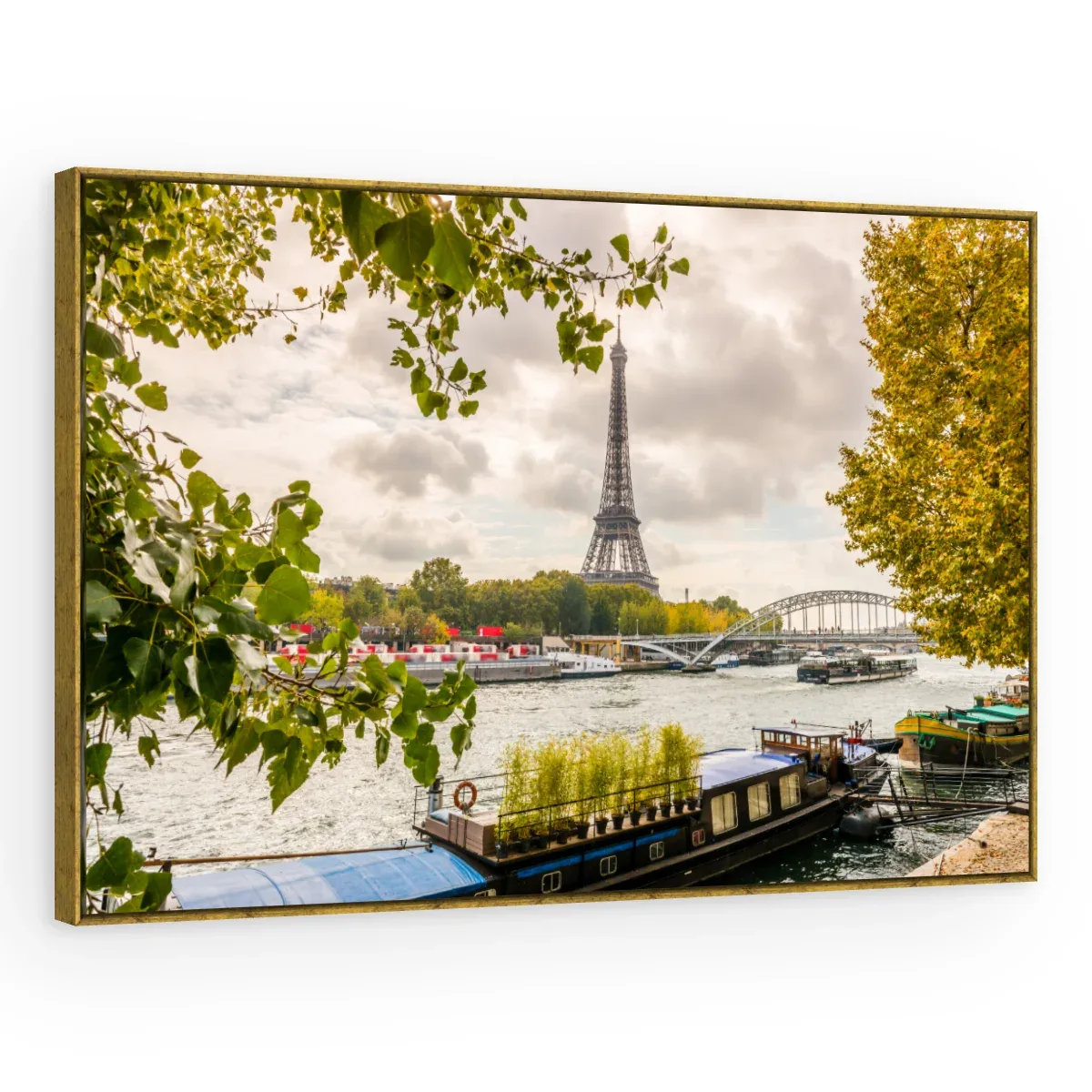 Quadro Decorativo Canvas Eiffel Ribeirinha - CI0016