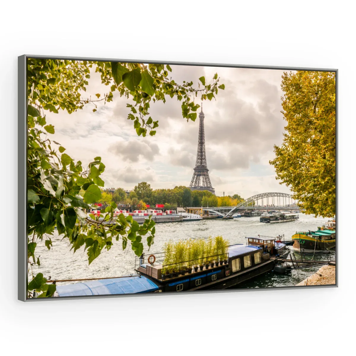 Quadro Decorativo Canvas Eiffel Ribeirinha - CI0016