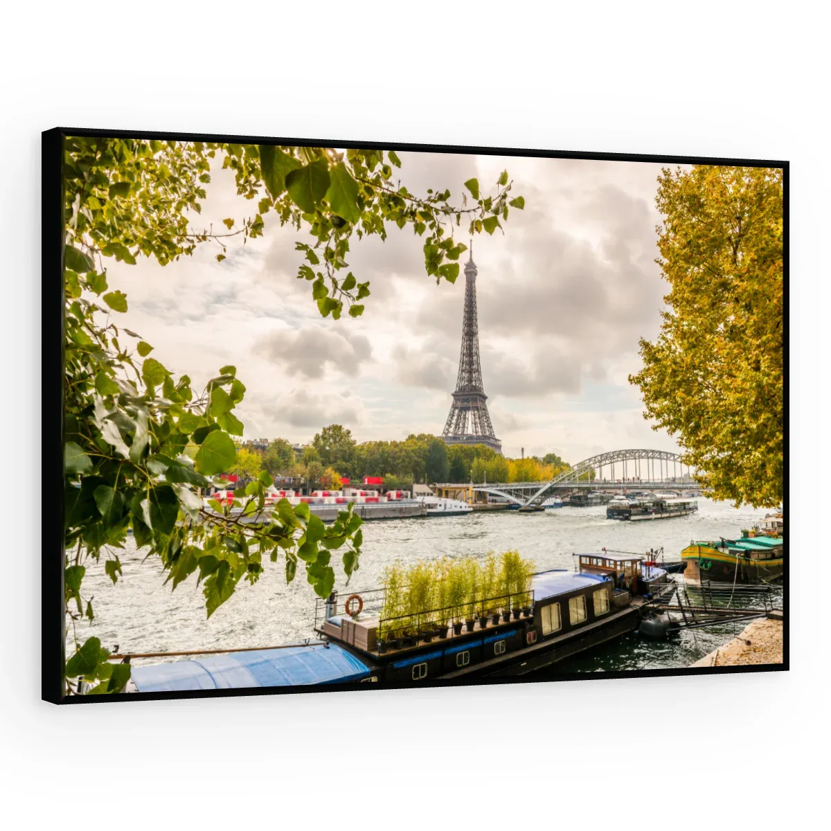 Quadro Decorativo Canvas Eiffel Ribeirinha - CI0016