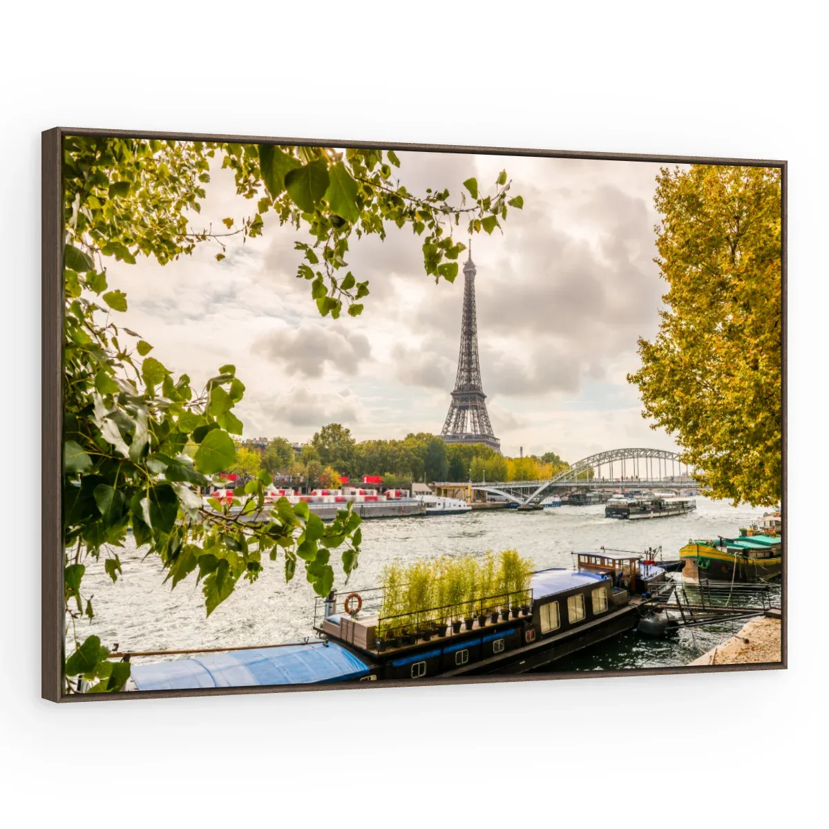 Quadro Decorativo Canvas Eiffel Ribeirinha - CI0016