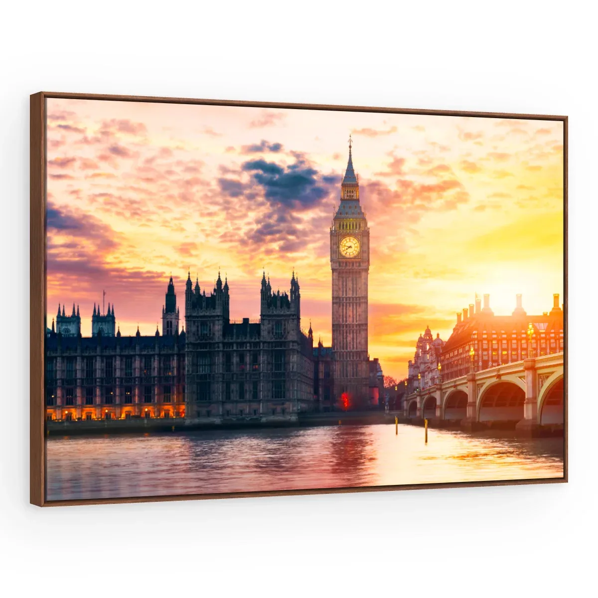 Quadro Decorativo Canvas Londres Crepuscular - CI0019