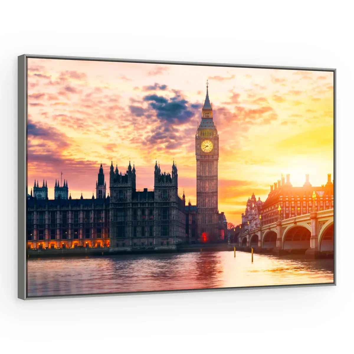 Quadro Decorativo Canvas Londres Crepuscular - CI0019