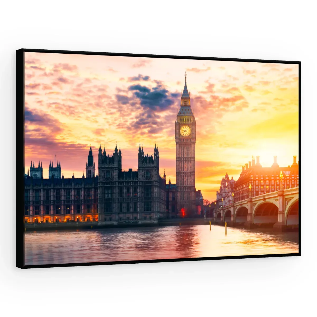 Quadro Decorativo Canvas Londres Crepuscular - CI0019