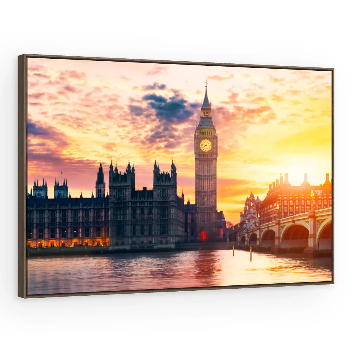 Quadro Decorativo Canvas Londres Crepuscular - CI0019