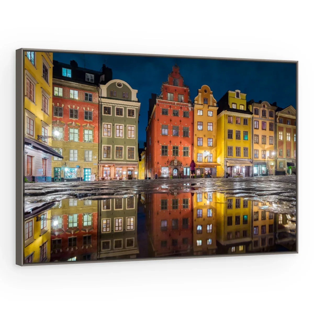 Quadro Decorativo Canvas Estocolmo Colorida - CI0024