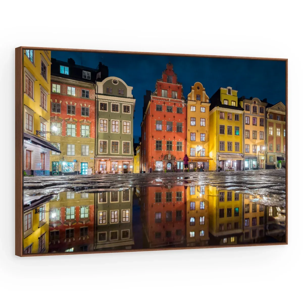 Quadro Decorativo Canvas Estocolmo Colorida - CI0024