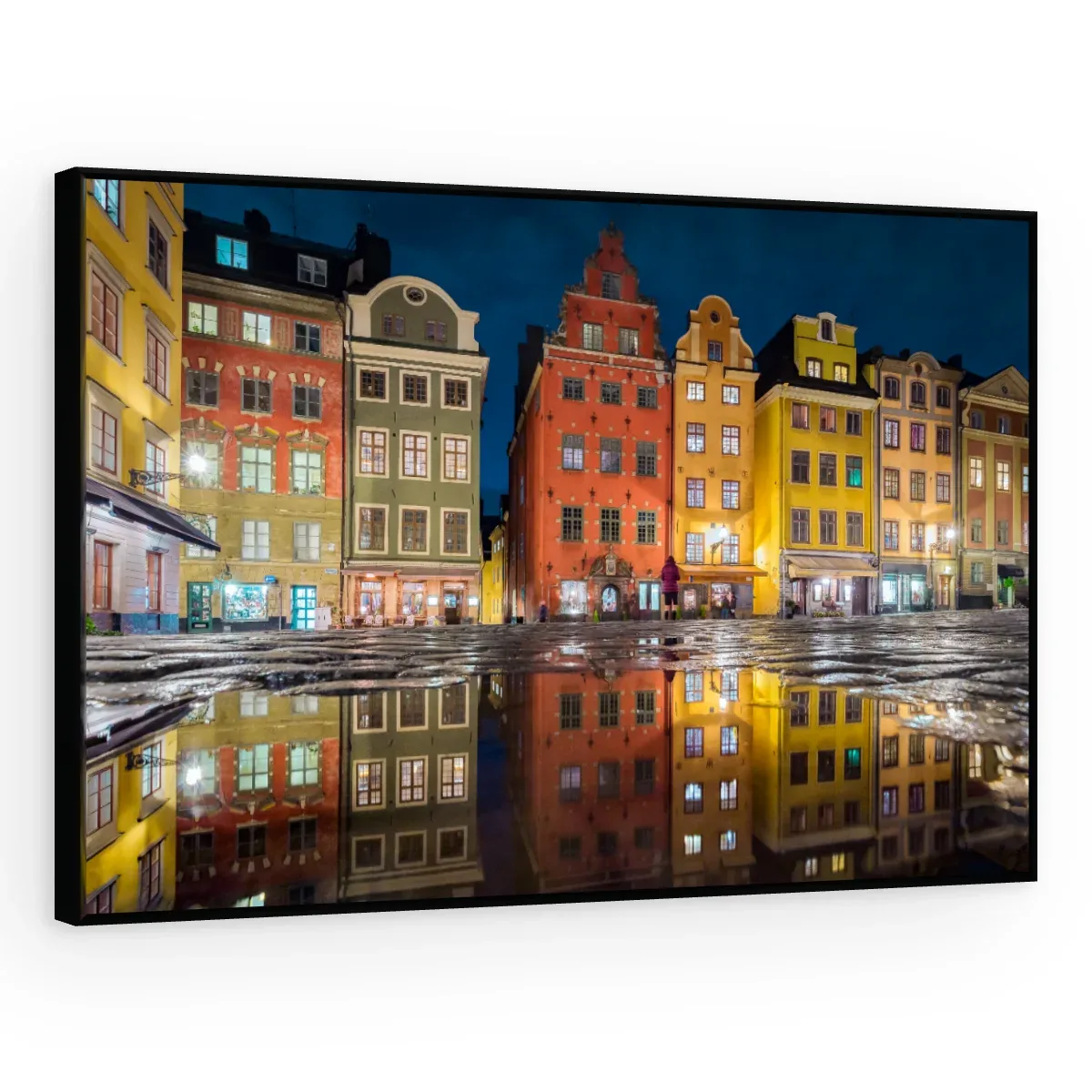 Quadro Decorativo Canvas Estocolmo Colorida - CI0024