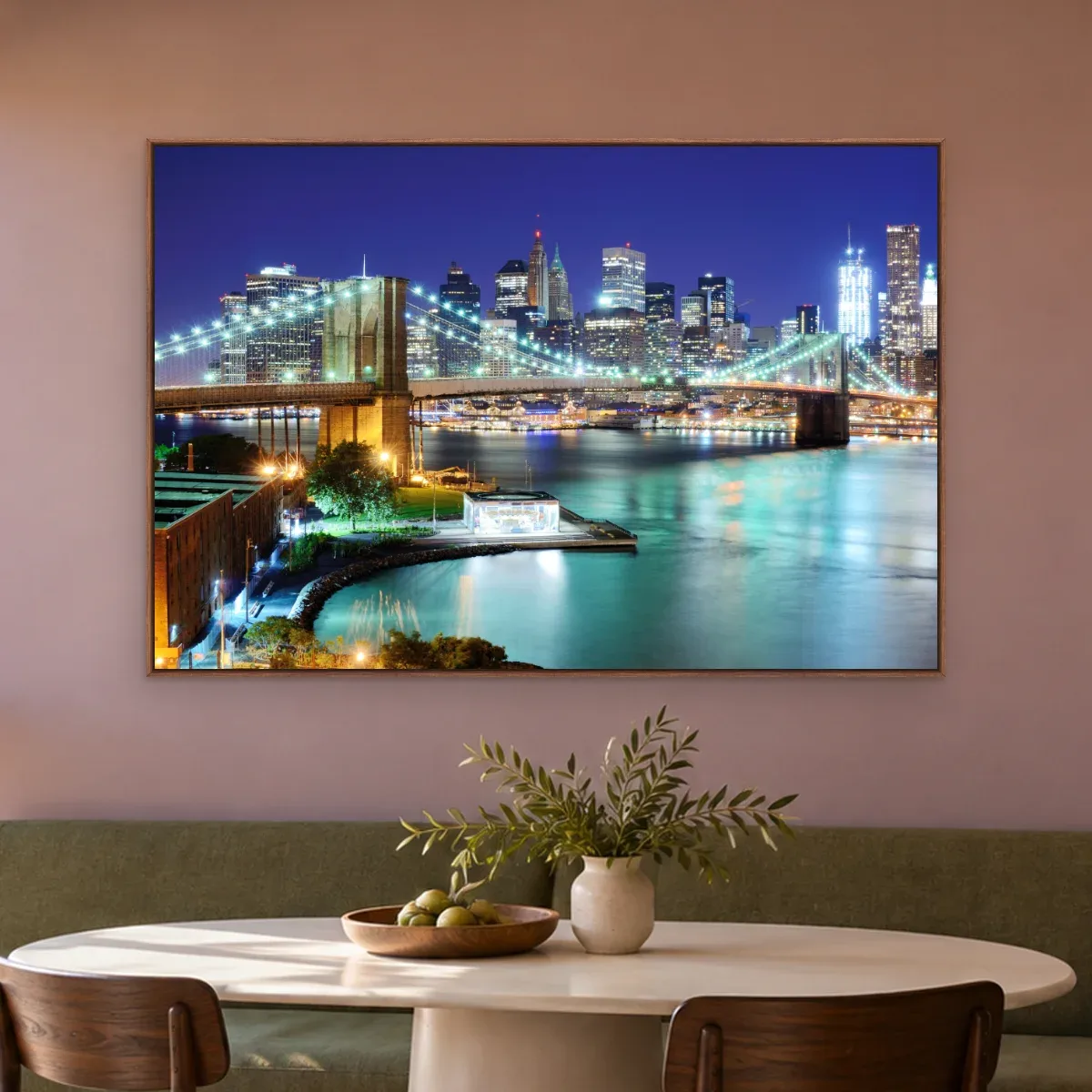 Quadro Decorativo Canvas Manhattan Cintilante - CI0025