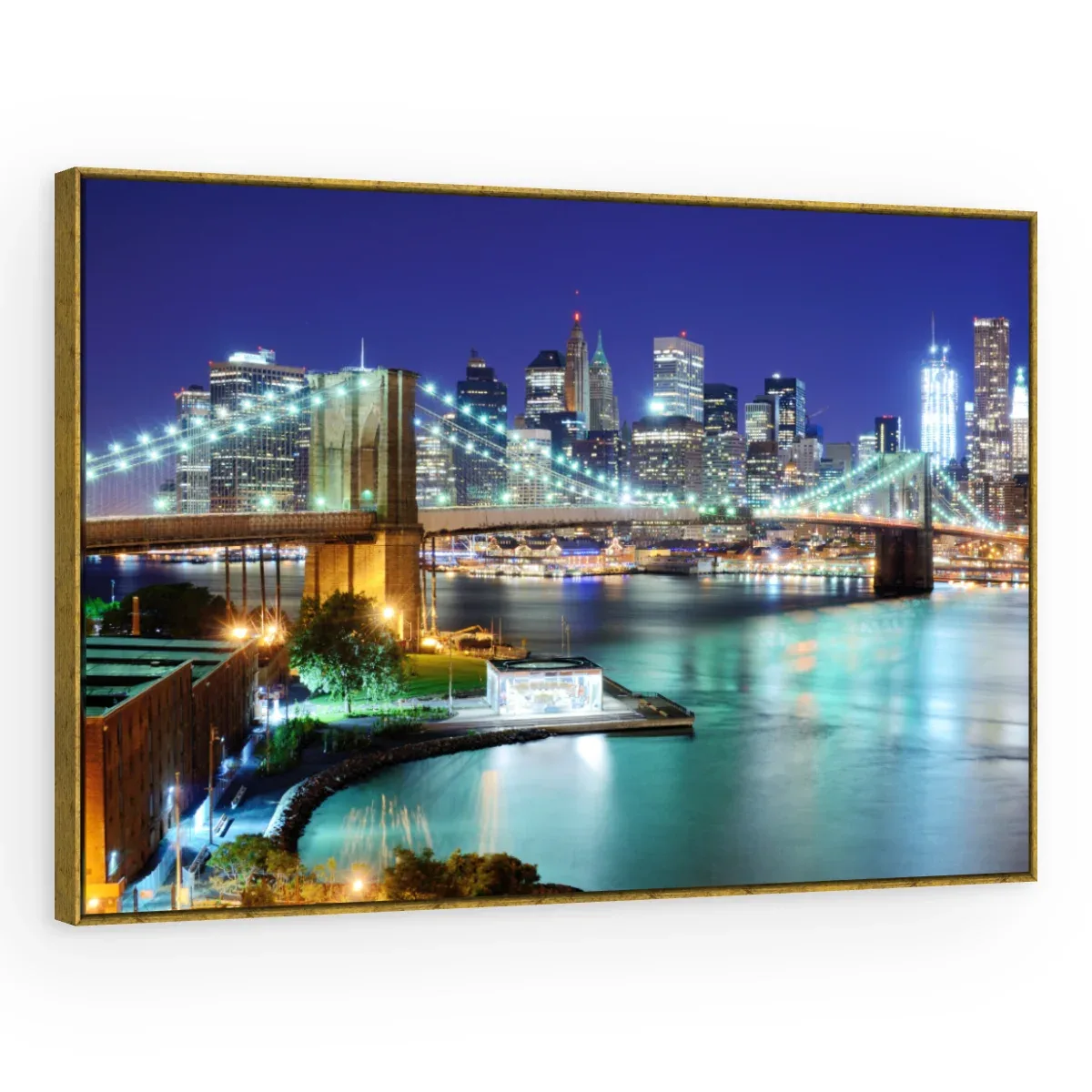 Quadro Decorativo Canvas Manhattan Cintilante - CI0025