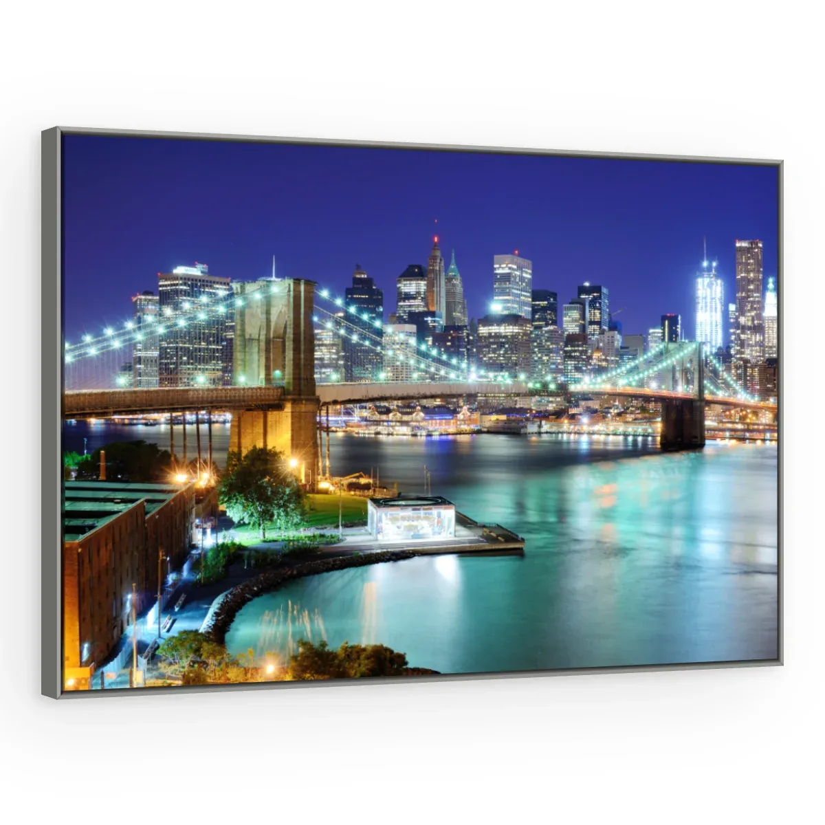 Quadro Decorativo Canvas Manhattan Cintilante - CI0025