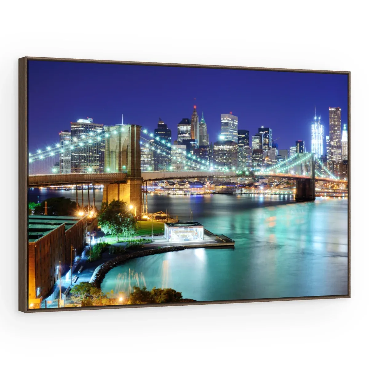 Quadro Decorativo Canvas Manhattan Cintilante - CI0025