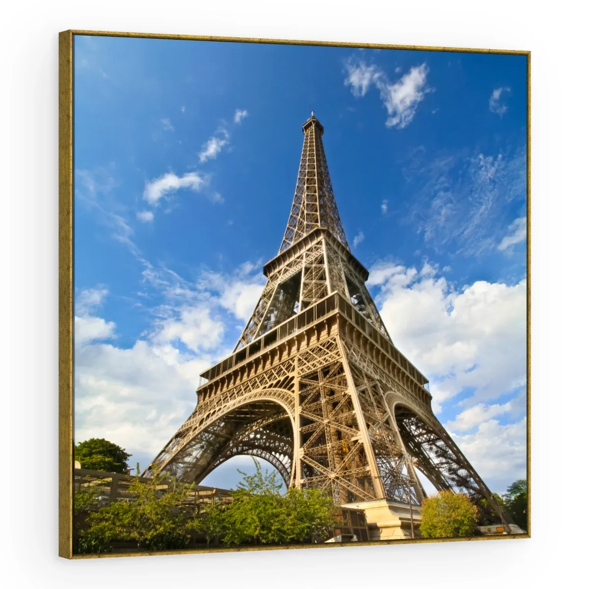 Quadro Decorativo Canvas Eiffel Celeste - CI0026