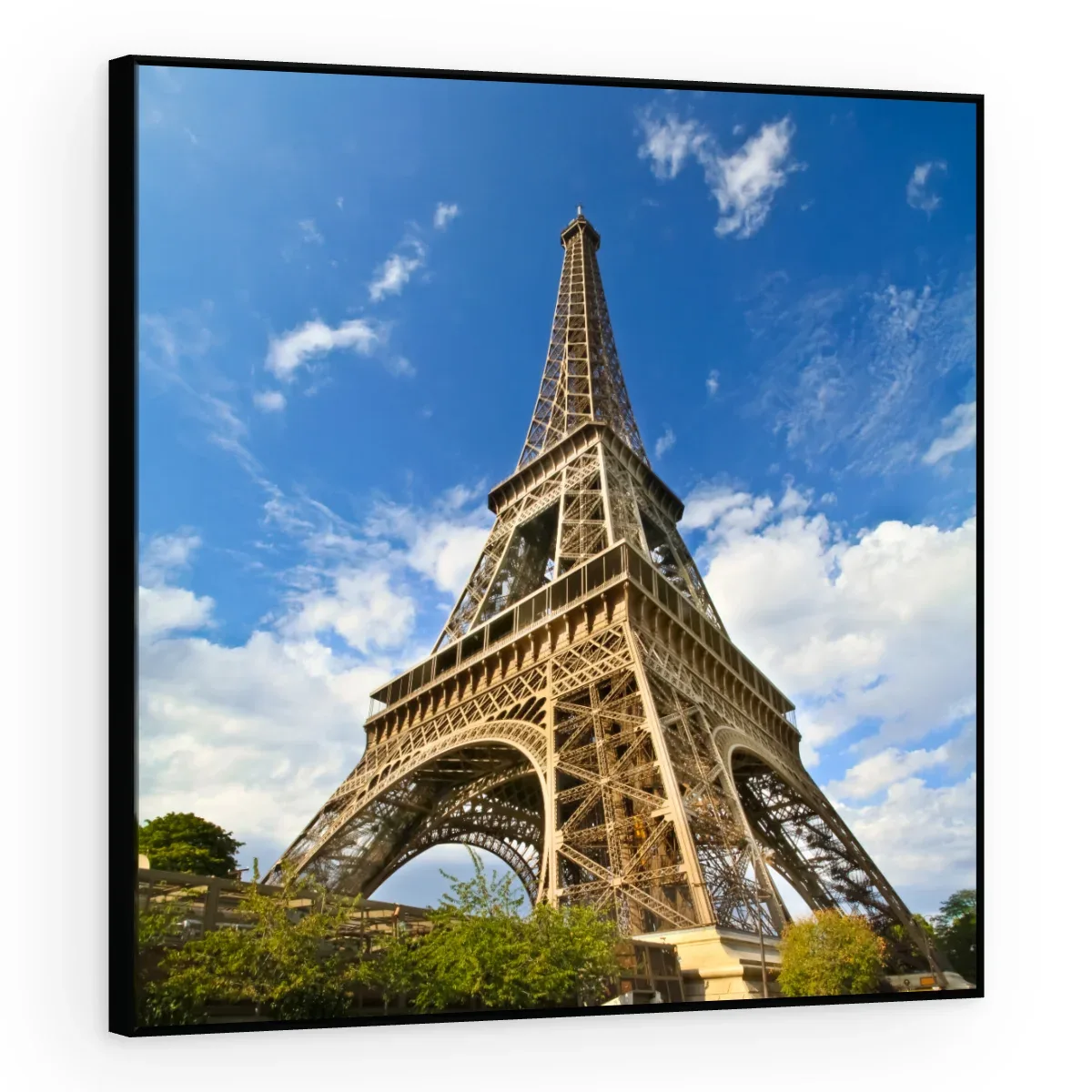 Quadro Decorativo Canvas Eiffel Celeste - CI0026