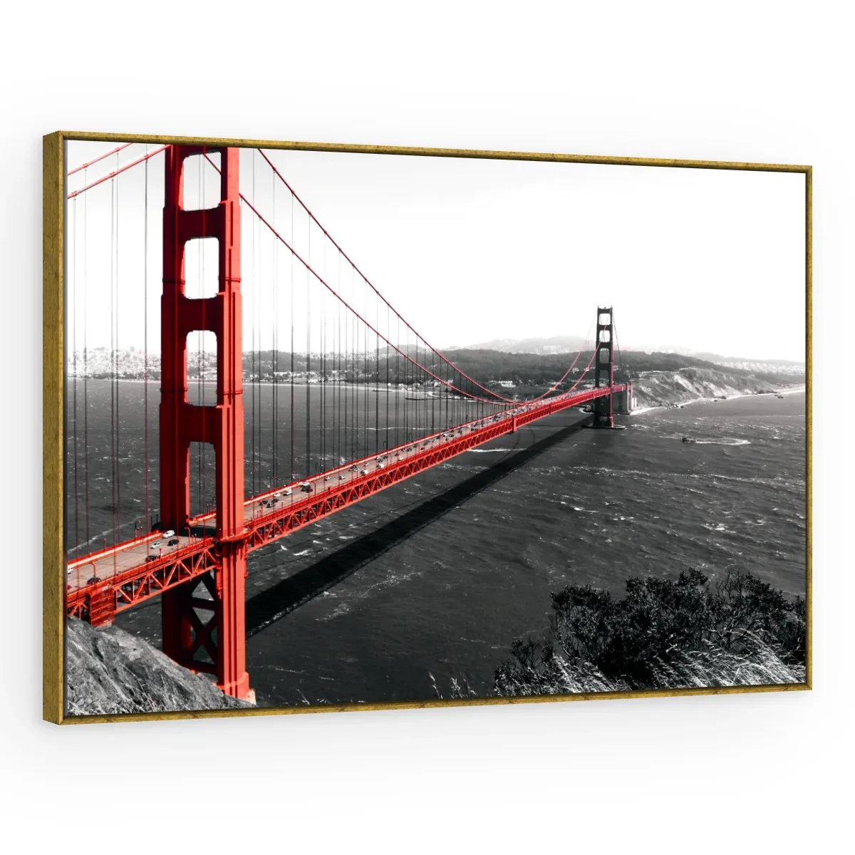 Quadro Decorativo Canvas Golden Gate - CI0029